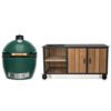 Big Green Egg XL + Fraaii Tafel Staal Fraké Inferno