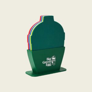Big Green Egg snijplankjes met houder (4 stuks)