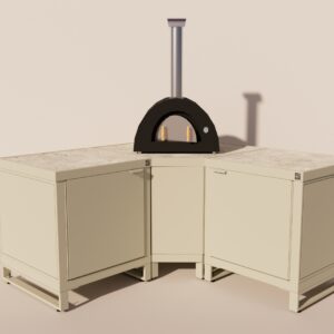 Roostr Rubix Corner Timeless Taupe - Opstelling 1